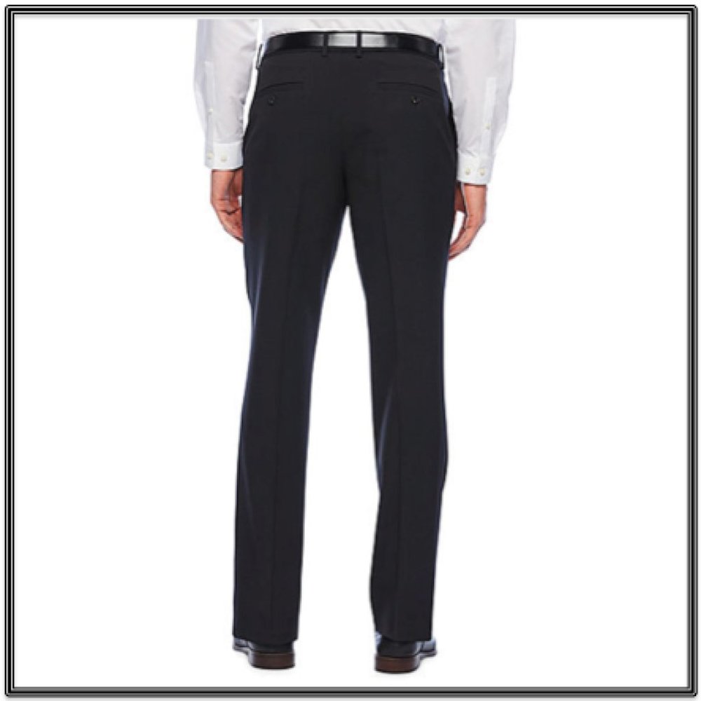 JF J. Ferrar® Slim Fit Flat Front Pant - Picture 3 of 3